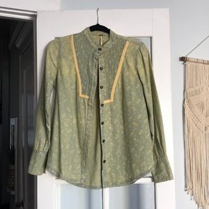 Free People Cotton Button up
